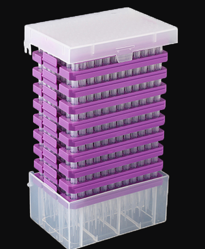 [LAB-SK25-27] Stacked Pipette Tips (W/O Filter)